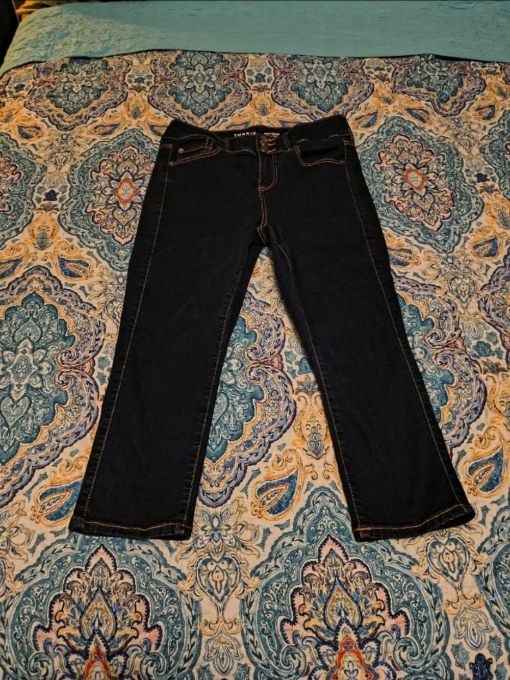 torrid Dark Indigo Jegging Jeans - Dark Blue